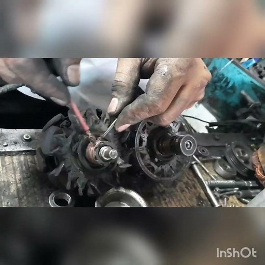 How to check alternator slip ring and rotor condition- Spark test