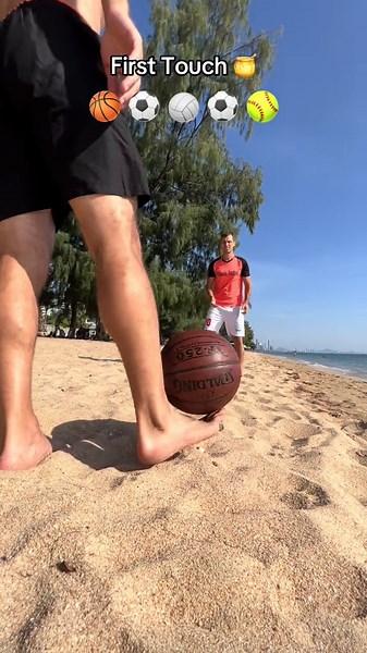 First Touch Skills: Catching Different Balls Challenge