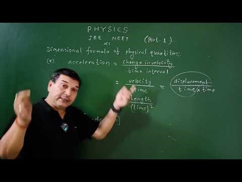 Dimensional Formula Trick for JEE and NEET