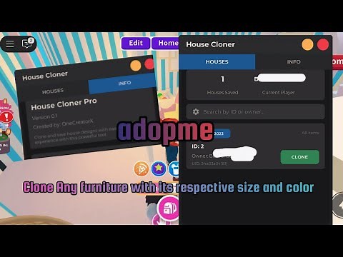 [New Script] ADOPME | Clone Houses v 0.1 | OneCreatorX