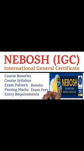 NEBOSH Level 3 Full Details What is NEBOSH IGC ❓ Now Fee 1.50lac of NEBOSH Passing marks in Nebosh 45/100 Syllabus 24hours Paper OPEN BOOK EXAM IG1 and IG2 INTERVIEW #nebosh #neboshexam #neboshdetail #neboshigc #safety #IOSH #OSHA #viral #safetyofficer