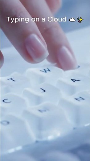 Typing on a Cloud ☁️✨ | AI Keyboard ASMR