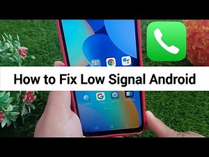 How to Fix Low Signal on Android | How to Fix Signal Strength on Android.
