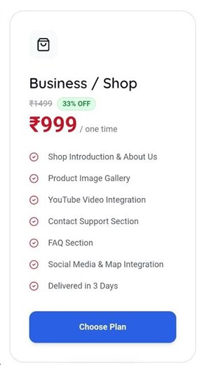 Business website at 999