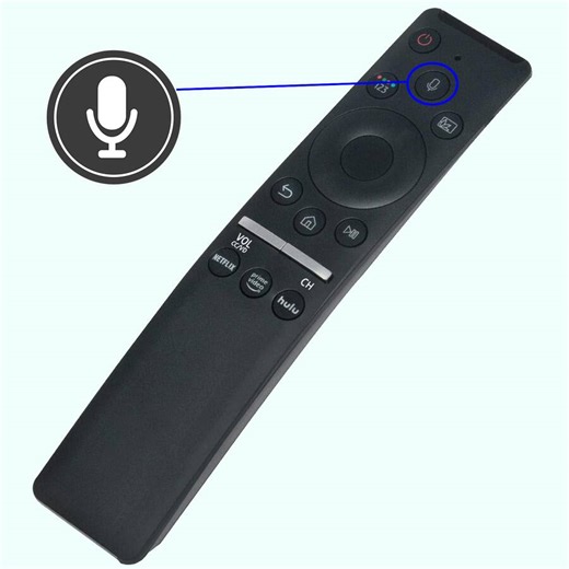 ALLIMITY Universal Voice Replacement Remote Control BN59 01312A, Fit for Samsung LCD LED QLED 4K 8K UHD Smart TV QN32Q50RAFXZA Black BN59-01312A