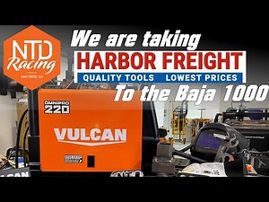 Harbor Freight Vulcan OmniPro 220 Industrial Multiprocess Welder in our Baja 1000 Chase Vehicle