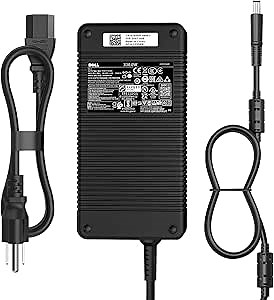 330W AC Power Adapter Fit for Dell G Series G15 G16 5530 7630 7620 Alienware M17 M18X X17 X51 M15 R1 R2 R3 R4 R5 Area-51m DA330PM190 LA330PM190 Gaming Laptop Charger