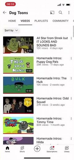 No Homemade Intros: Nickelodeon On Dog Toons?