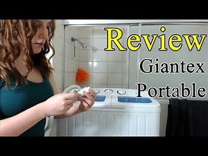 Giantex Portable Mini Compact Twin Tub Washing Machine Review
