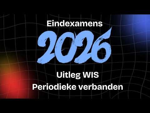 Eindexamen uitlegvideo Periodieke verbanden - Wiskunde