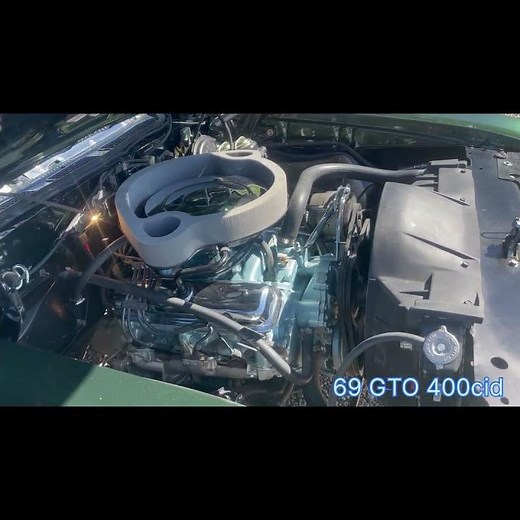 Passion Motorworks Performance 69 GTO Under the Hood 400cid Big Block Pontiac 4 speed