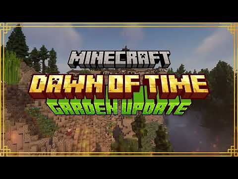 Dawn of Time - Garden Update Trailer 🏡 Minecraft architecture mod