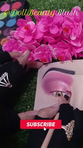 candy pink art Eyemakeup tutorial ✨ #eyeshadowtutorial #shorts #makeuptutorial #makeuptips