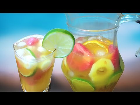 Fruit Punch | Fruit Mocktail | Refreshing & Energy Boosting Drink | Easy Homemade Fruit Punch Recipe