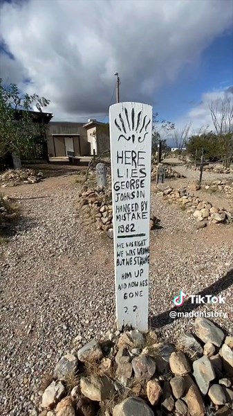 The Hung Wrong Man Tombstone Arizona #fypage #arizona #cowboy #outlaw #billythekid