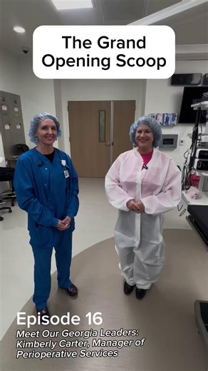 Step inside the OR Meet Kim Carter, manager of perioperative services at our North Georgia hospital, as she takes us behind the scenes into the operating room — a first look at where expert surgical care happens every day. | CommonSpirit - TN & GA - Memorial