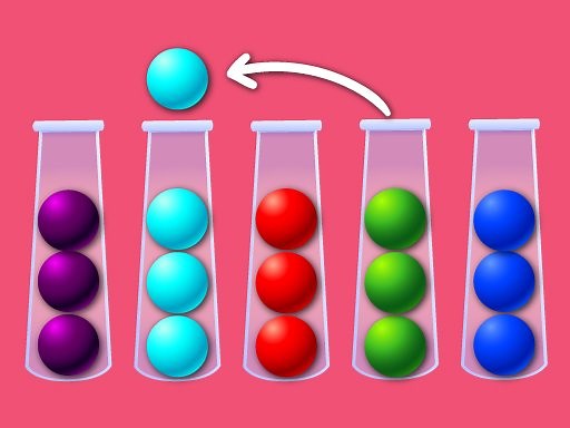 Ball Sort Puzzle: Um jogo de puzzle arcade no qual o jogador deve classificar as bolas coloridas nos tubos de vidro