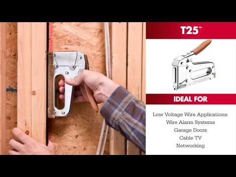 T25 Low Voltage Wire Staple Gun