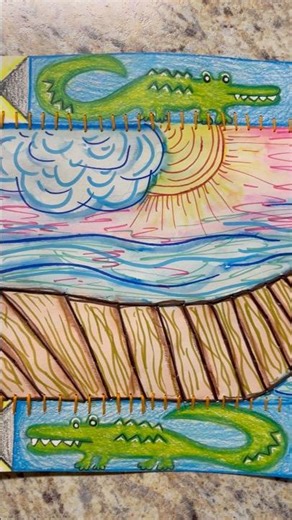 Memory quilt example #artteacher #memoryquilt #storyquilt #artlesson #art #artist #florida #gatorart