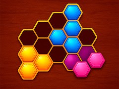 Game Hexa Block: Honey Cells online. Play for free