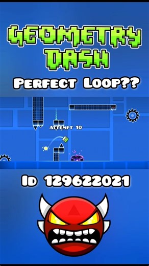 Perfect Loop In Geometry Dash 🔄 #geometrydash
