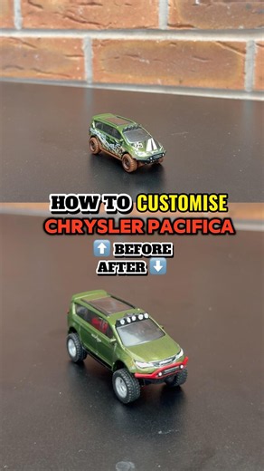 HOW TO CUSTOMISE HOTWHEELS CHRYSLER PACIFICA #hotwheelscustoms #hotwheels #trucks #offroading #diy
