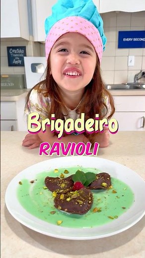 🍫BRIGADEIRO RAVIOLI BY CHEF LIS | FOOD VIDEOS FOR KIDS AND ADULTS | FUNNY TODDLER