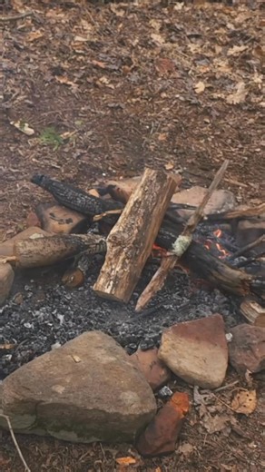 The Keyhole campfire technique, perfect for cooking #foryou #fyp @1601outdoors #campfire #campfirecooking #outdoorcooking #campcooking #bushcraft #Outdoors | Leona Kristi