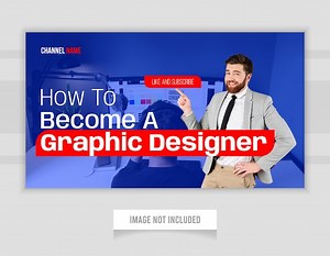 Premium Vector | Youtube video thumbnail and digital marketing banner template web banner for live workshop business