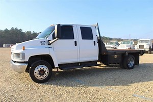 2006 GMC TOPKICK C4500 Flatbed Truck selling Wednesday | January 22nd www.HendersonAuctions.com 12' Steel Flatbed w/Hide Away Gooseneck Hitch Duramax Diesel Engine | Henderson Auctions
