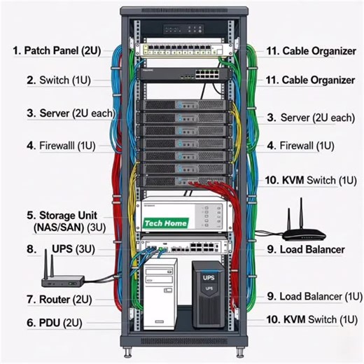 DrNoble Arya on Instagram: "Data Center Complete Setup💯✨ #datacenters #network #INTERNET #technology #techtips #trendingpost #postviralシ #foryouシ #tipsandtricks #TechHome"