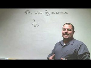 7th Grade Math Chapter 4 Lesson 1 Changing Decimals to Fractions and Fractions to Decimals