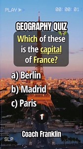 GEOGRAPHY QUIZ - TEST YOUR KNOWLEDGE #GENERALKNOWLEDGE #SCIENCE #MATH #BIOLOGY #ZOOLOGY #ENGLISH #GRAMMAR #VOCABULARY #CHEMISTRY #PHYSICS #GEOGRAPHY #ASTRONOMY #ASTROLOGY #HISTORY #LITERATURE #MYTHOLOGY #PALEONTOLOGY #ANATOMY #VIRALPOST #FOODFORTHEBRAIN #QUIZ #TEST #CoachFranklin #PLURALNOUNS #COLLECTIVENOUNS | Franklin - Online LET, CSE, IELTS & Celpip Private Tutorial