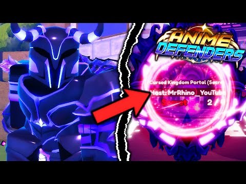 How To Get New Secret Cursed Berserker Knight Portal Unit In Anime Defenders Update 4!