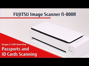 FUJITSU fi-800R Passports and ID Cards Scanning | ROOKIE NINJA