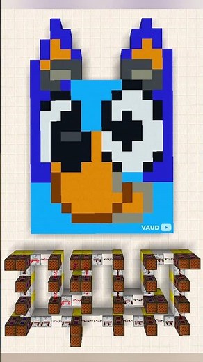 BLUEY INTRO song in Minecraft Noteblocks.
