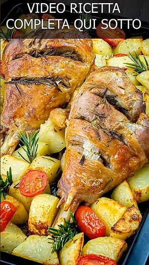 COSCIA DI TACCHINO AL FORNO