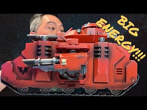 Unboxing & Review of JoyToy Warhammer 40K Space Marines Blood Angels Predator Annihilator Tank