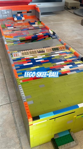 Lego skee-ball game!