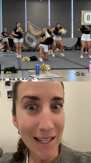 Judge Mimi | Cheerleading Judge on Instagram: "I do love a good megaphone moment - when done right (like this athlete here 🫶) megaphone can make a school routine #cheerjudge #cheerleading #highschoolcheer team is @jhs_warriorcheer and choreo by @rally.gal original video by @thericacharleston from TT"