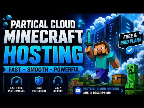 🔥 BEST Minecraft Hosting? Particle Cloud Review + Setup 🚀 | Free & Paid plan