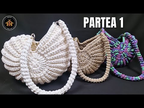 How to crochet a shell bag | Part 1 | elegant tutorial for summer