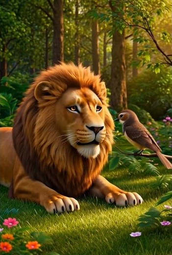 The Lion Who Forgot How to Cry 🦁💔 | Emotional Cartoon Story With Moral