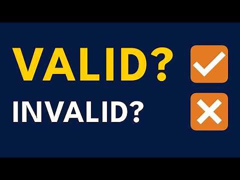 Master Valid vs. Invalid Arguments (Never Get Confused Again)