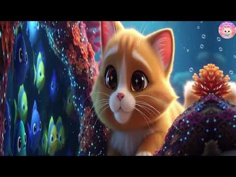 Puffy Cat Learn Colors with Five Little Candies – Glow with Me! Bright Moves, Learn Colors for Kids!