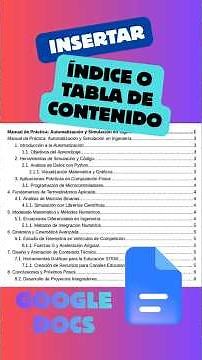 ⏱️ Table of Contents in Google Docs: Easy, Fast, and Automatic! | Inserting a Table of Contents