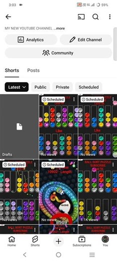 Color Sorting Challenge Ball Sort Puzzle Fun Gameplay #shorts #gaming #gameplay #virlshort #games