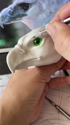 SCULPTING WIP EAGLE MAKING CLAY#claycraft #models #clayart #beautiful #figures