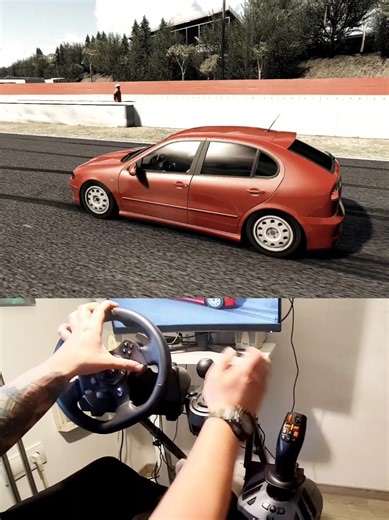 Seat Leon 1M ARL 1.9 PD TDI++ Steering Wheel Thrustmaster Farmstick #dkgv #assettocorsa #seat #tdi