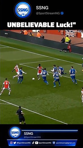 Luckiest Goal Ever? Crossbar x2 → Ødegaard Long Ranger! 👀" #Shorts